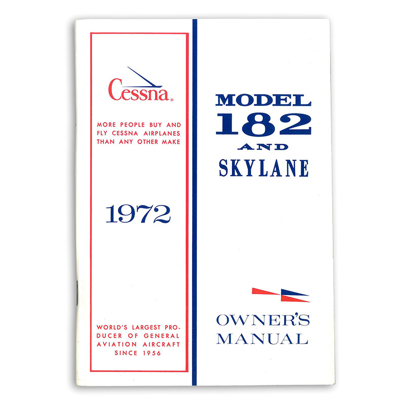 D906-13 CESSNA 182P OWNERS MANUAL 1972 - Univair Aircraft Corporation