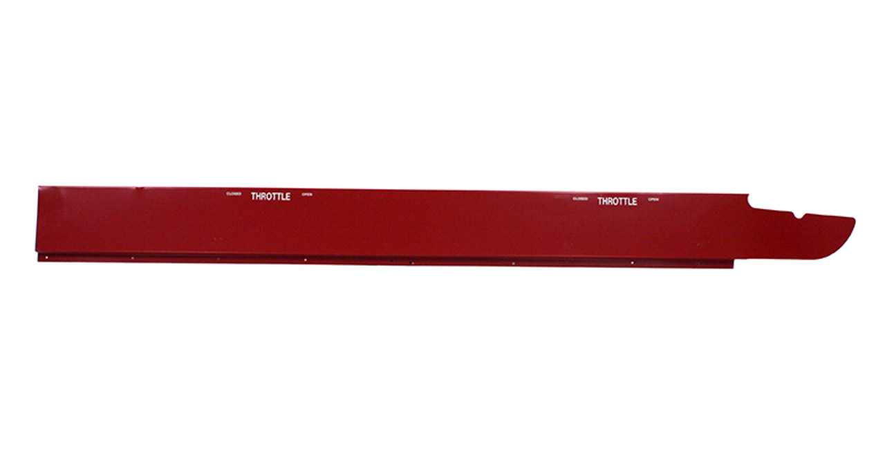 U12309-000RD   UNIVAIR THROTTLE PANEL - RED - FITS PIPER