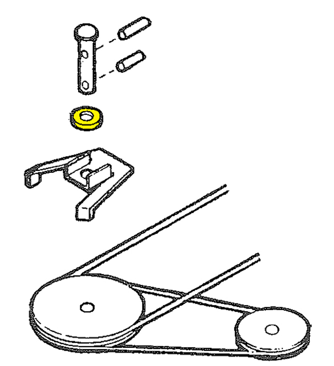 U85012-018   PIPER TRIM CRANK PULLEY ATTACH WASHER