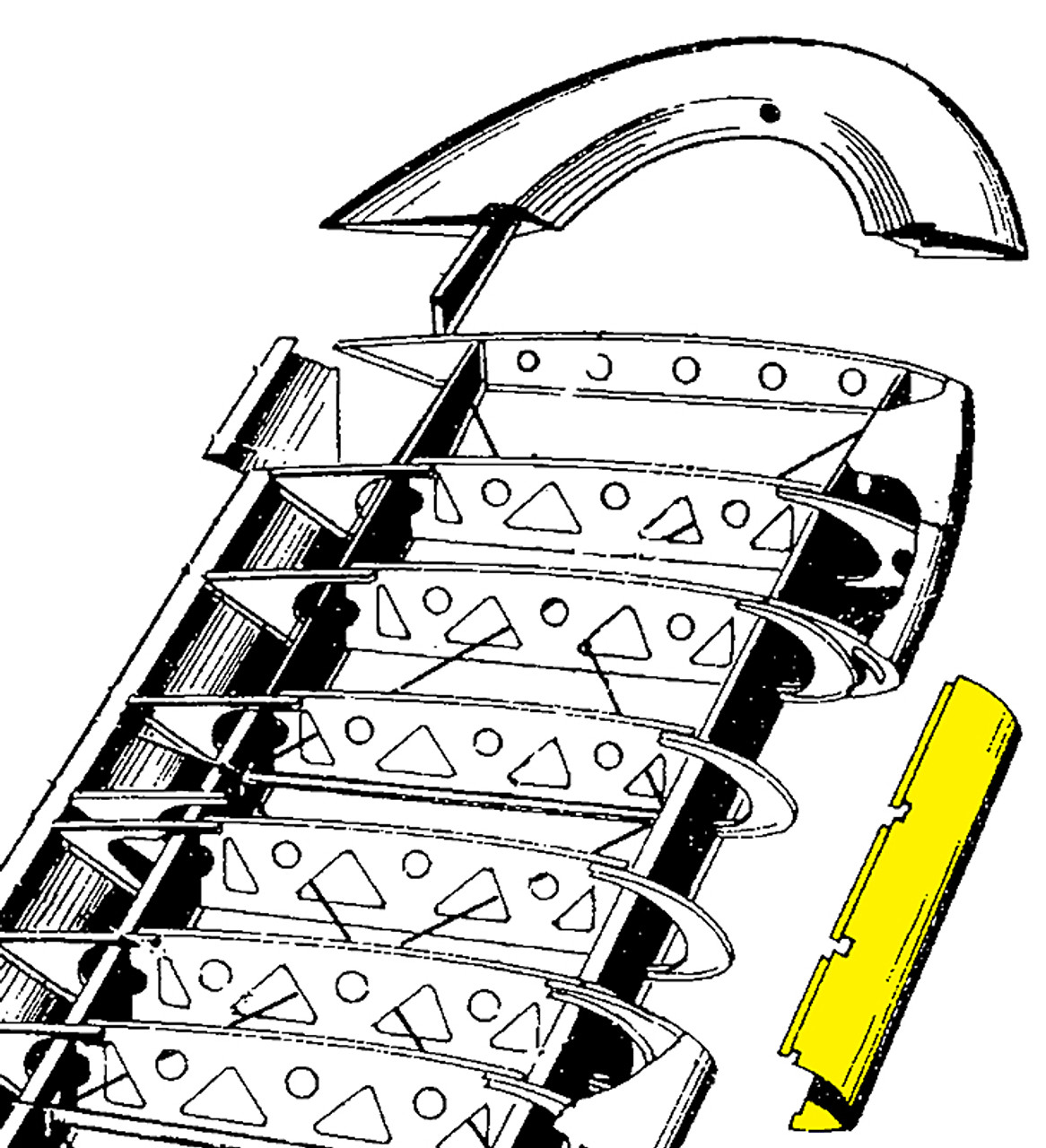 108-1111040-6   STINSON LEADING EDGE SKIN - LEFT