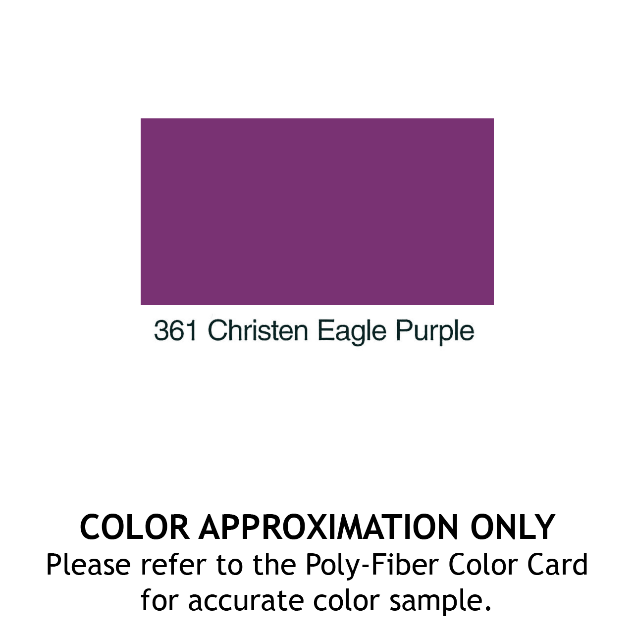 POLY-TONE - CHRISTEN EAGLE PURPLE