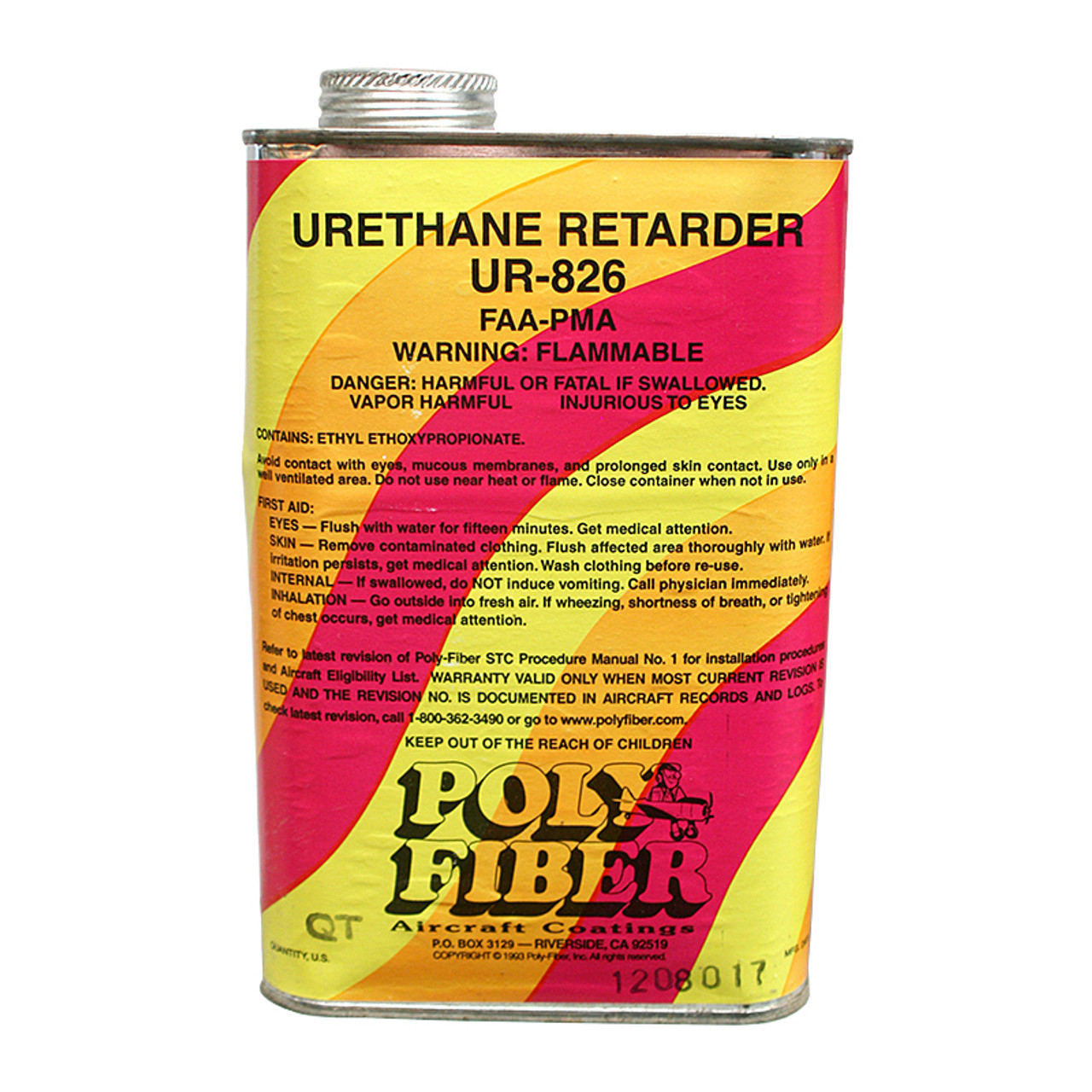 POLY-FIBER UR-826 URETHANE RETARDER