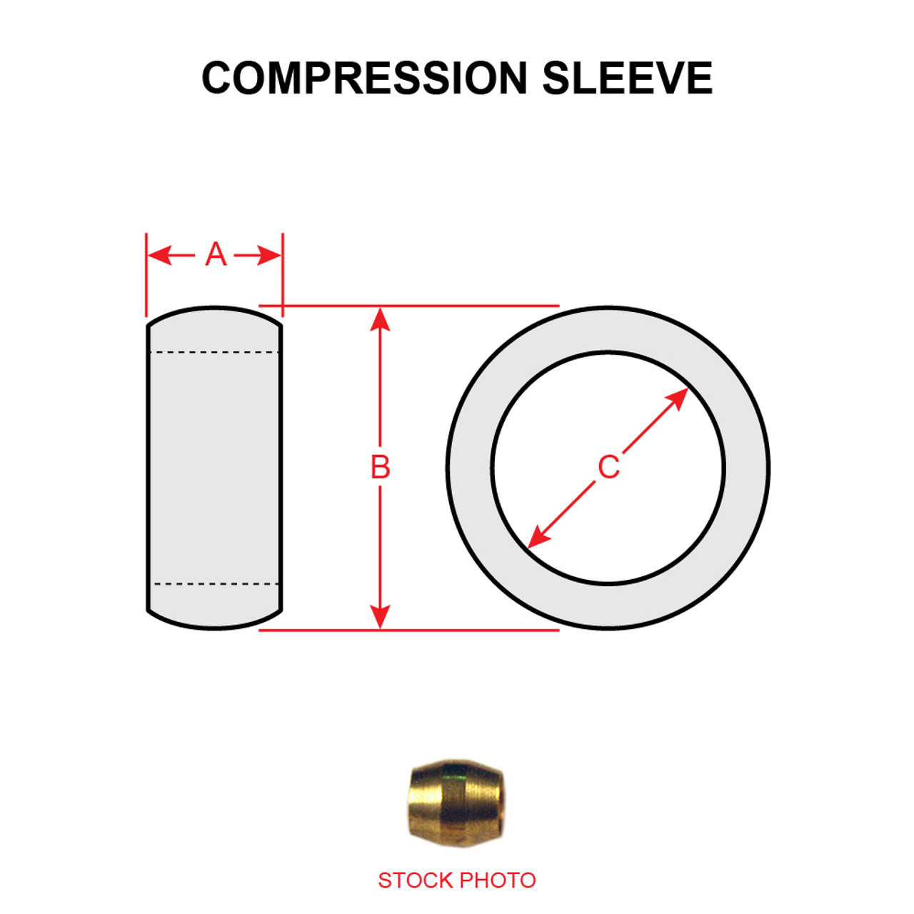 60X3   WEATHERHEAD COMPRESSION SLEEVE