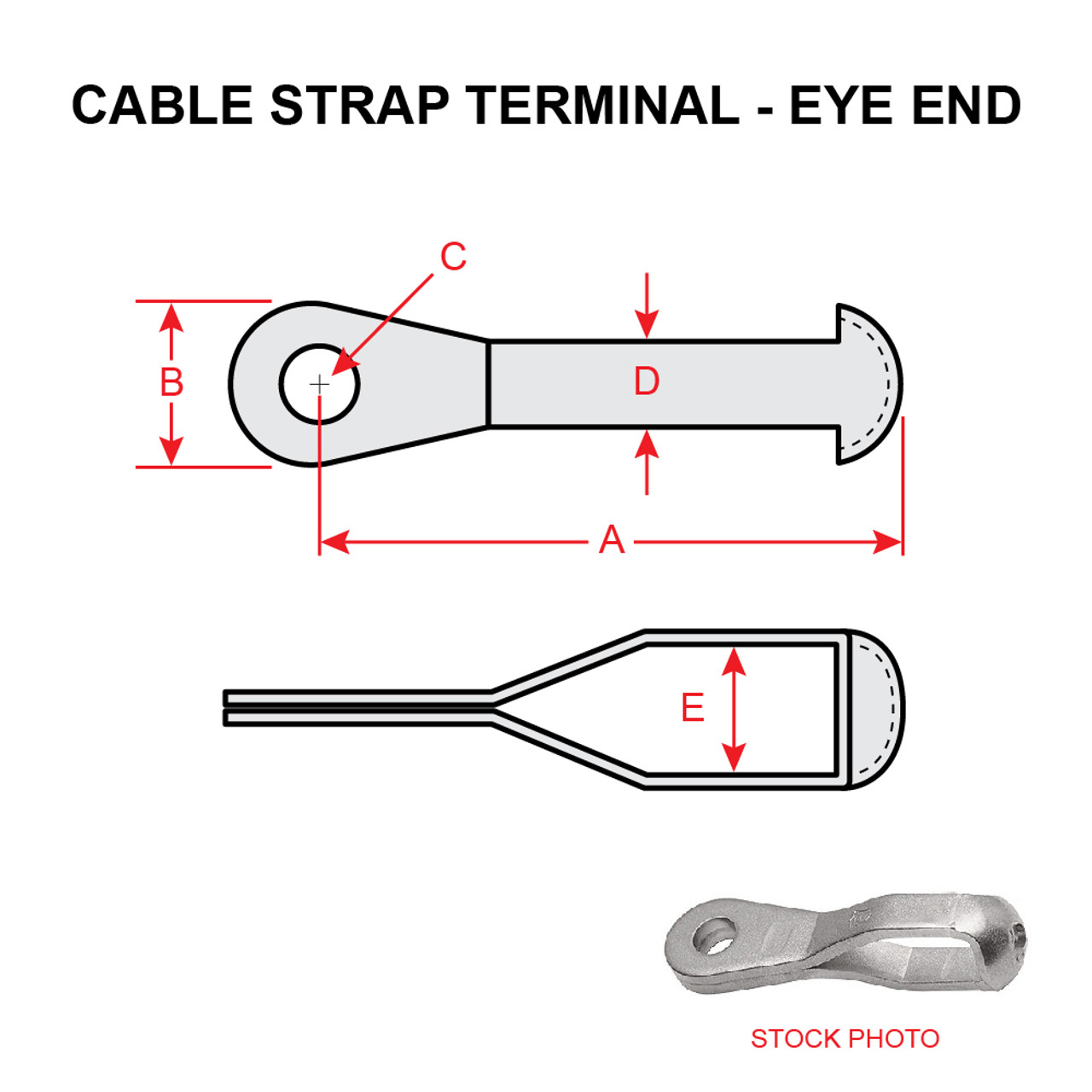 BM2482-3   EYE END TERMINAL