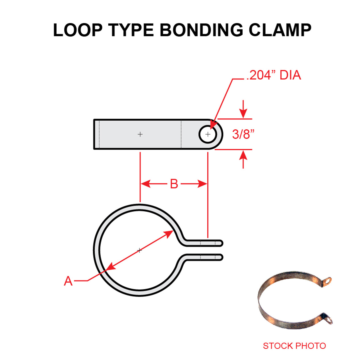 AN735D4   LOOP TYPE BONDING CLAMP