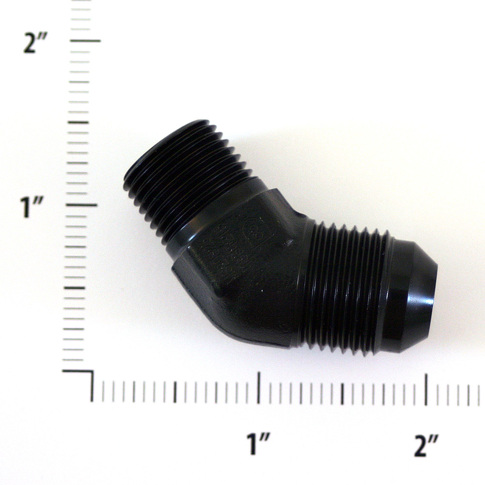 未使用 ANDRESD wave piping frardress M 9223 MS20823-8 45 DEGREE FLARED TUBE AND PIPE THREAD ELBOW - Univair