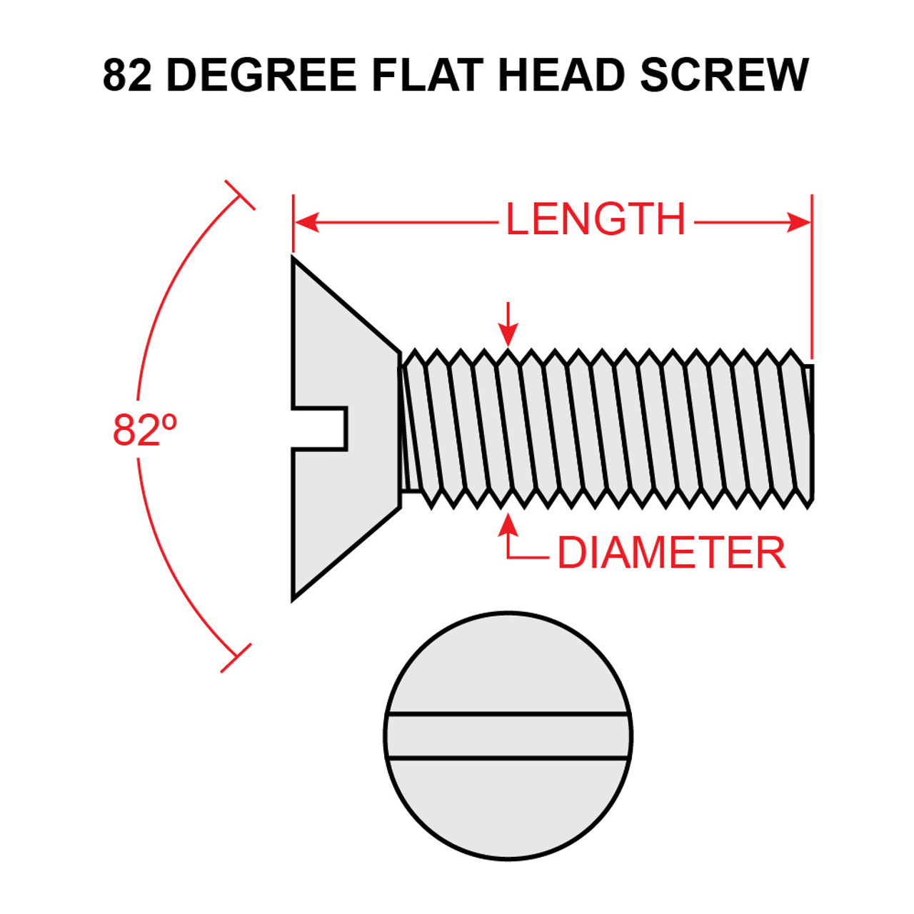 AN505B10-8   FLAT HEAD SCREW