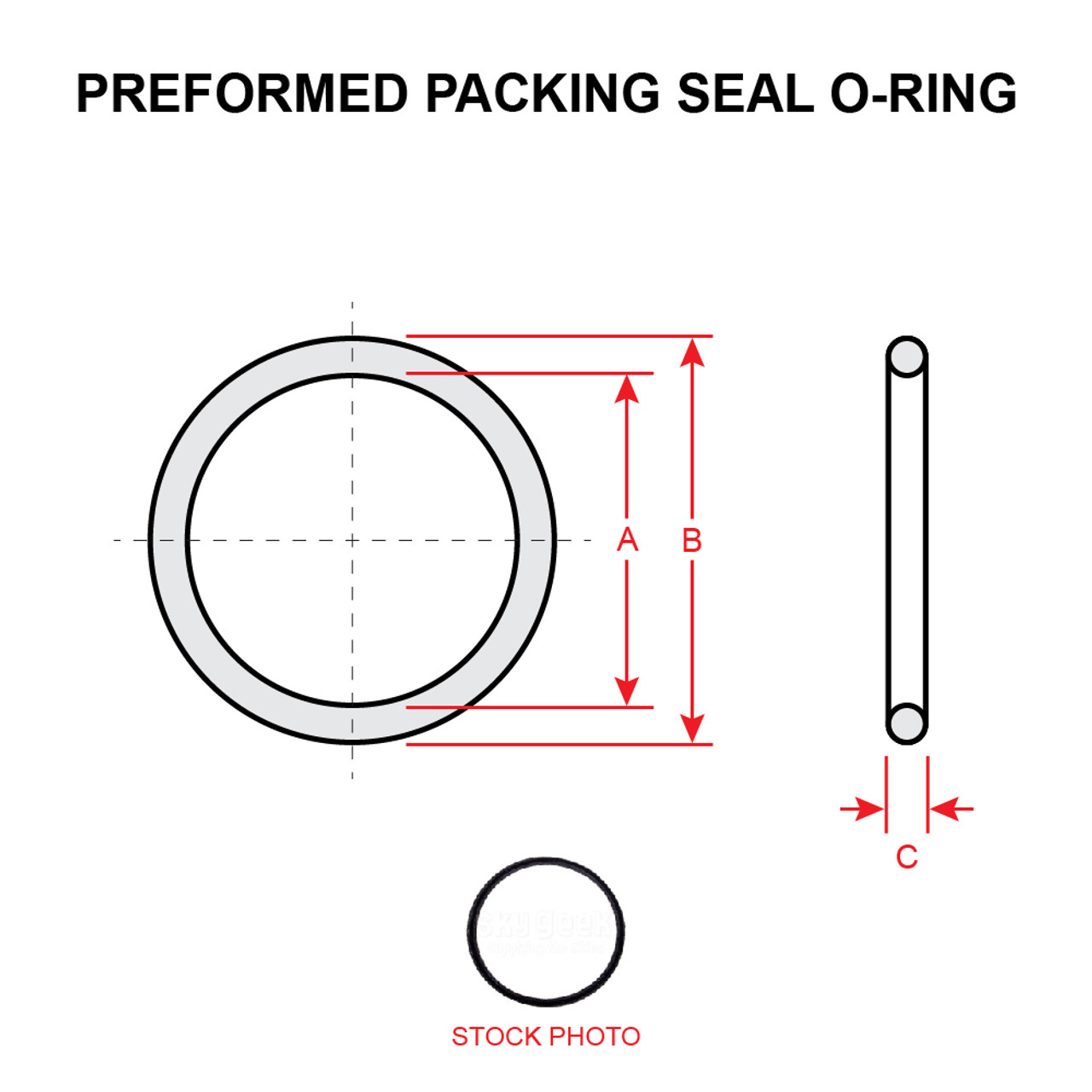 AS3570-111   PREFORMED PACKING SEAL O-RING