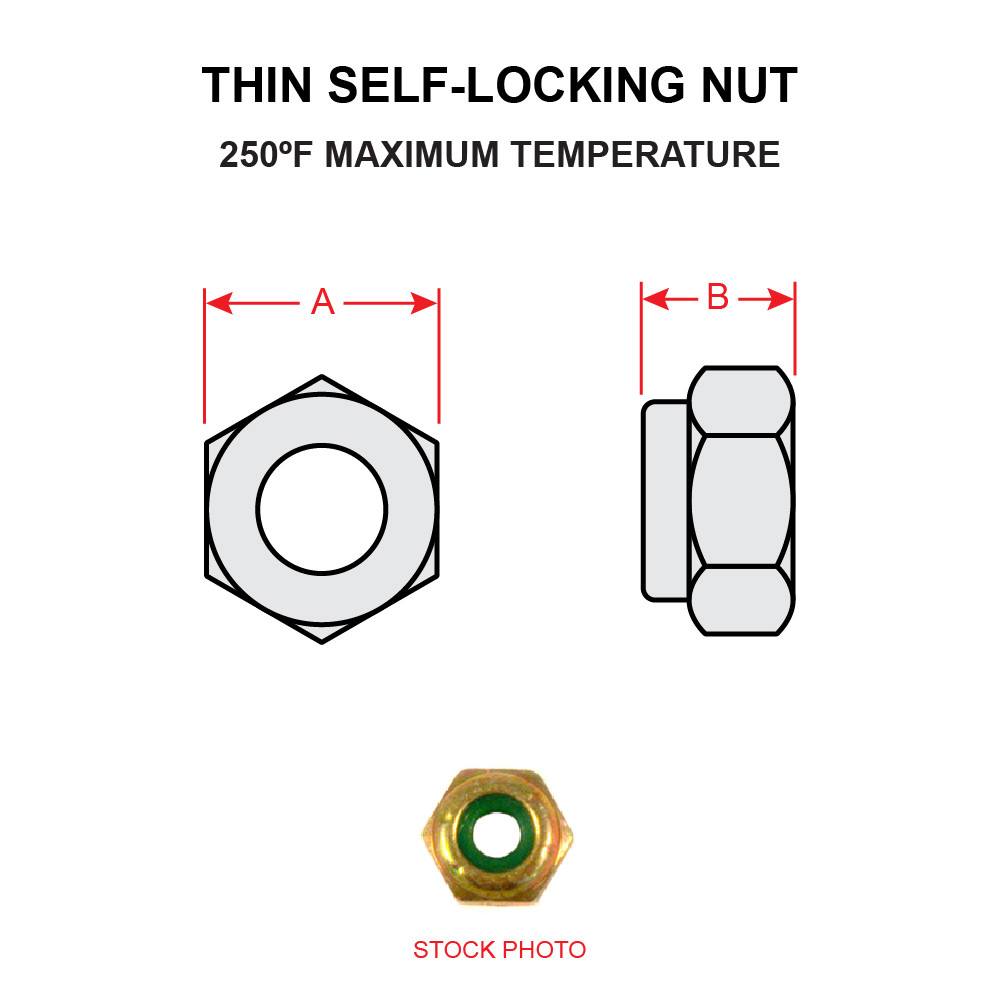 AN364-832 THIN SELF-LOCKING NUT - Univair Aircraft Corporation