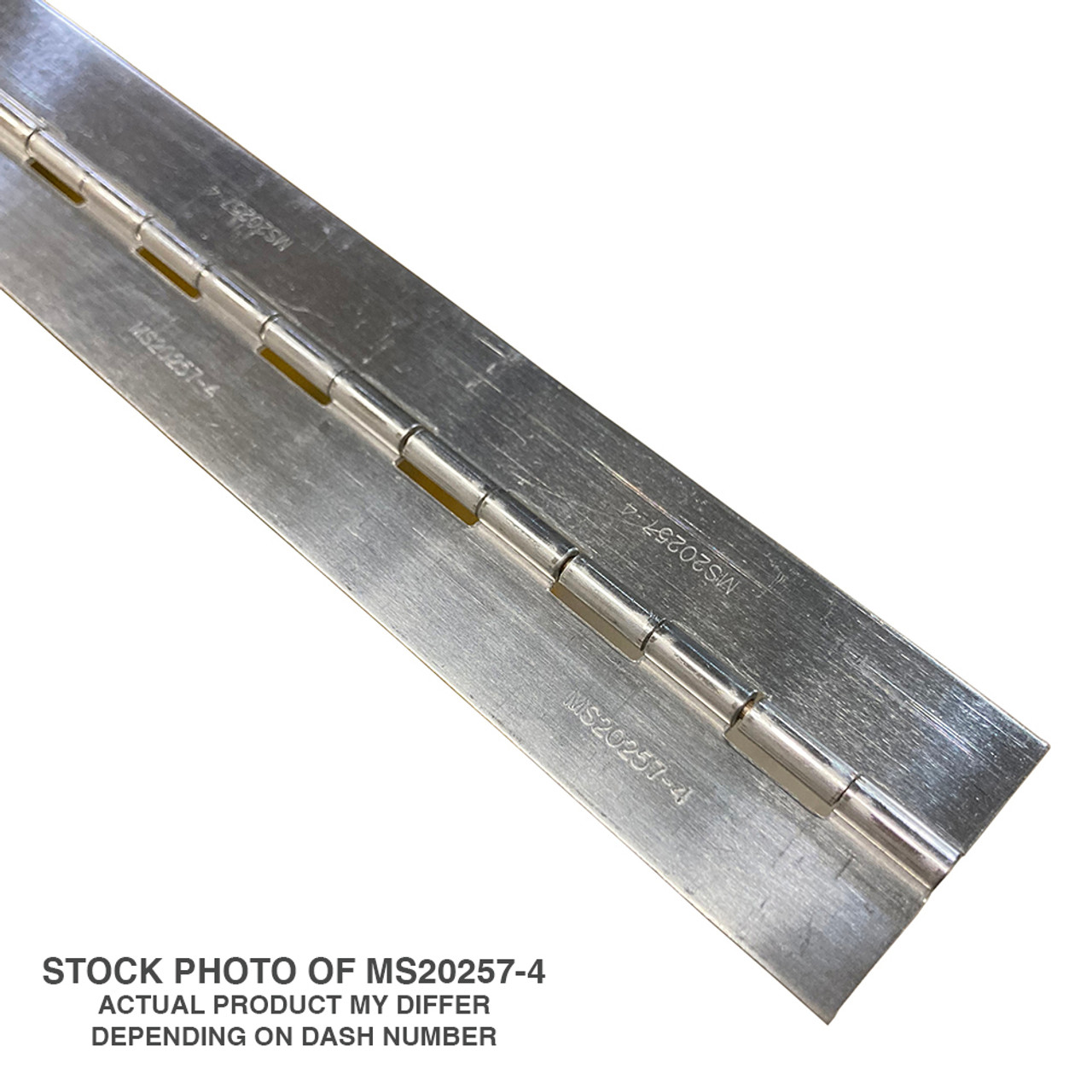 MS20257-3-7200   CONTINUOUS HINGE - 6 FEET