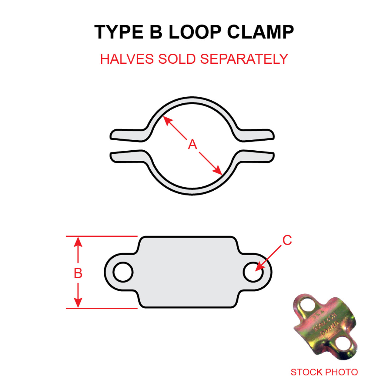 MS27405-T5P   LOOP CLAMP - TYPE B