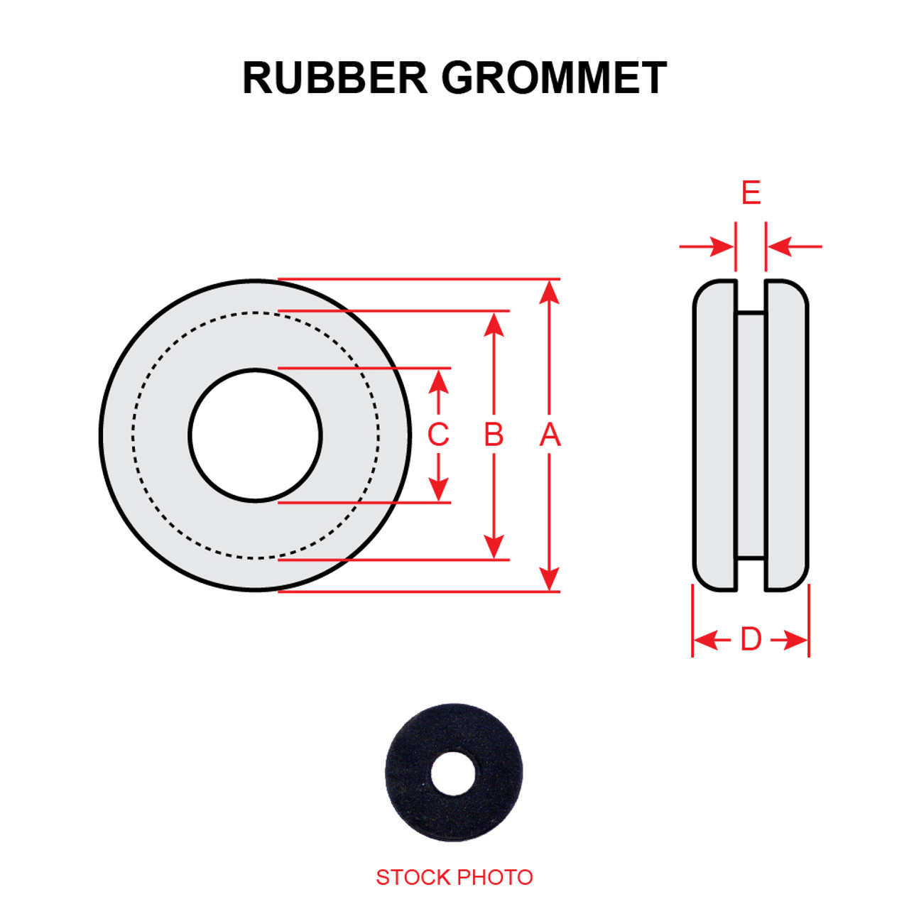 MS35489-19   RUBBER GROMMET