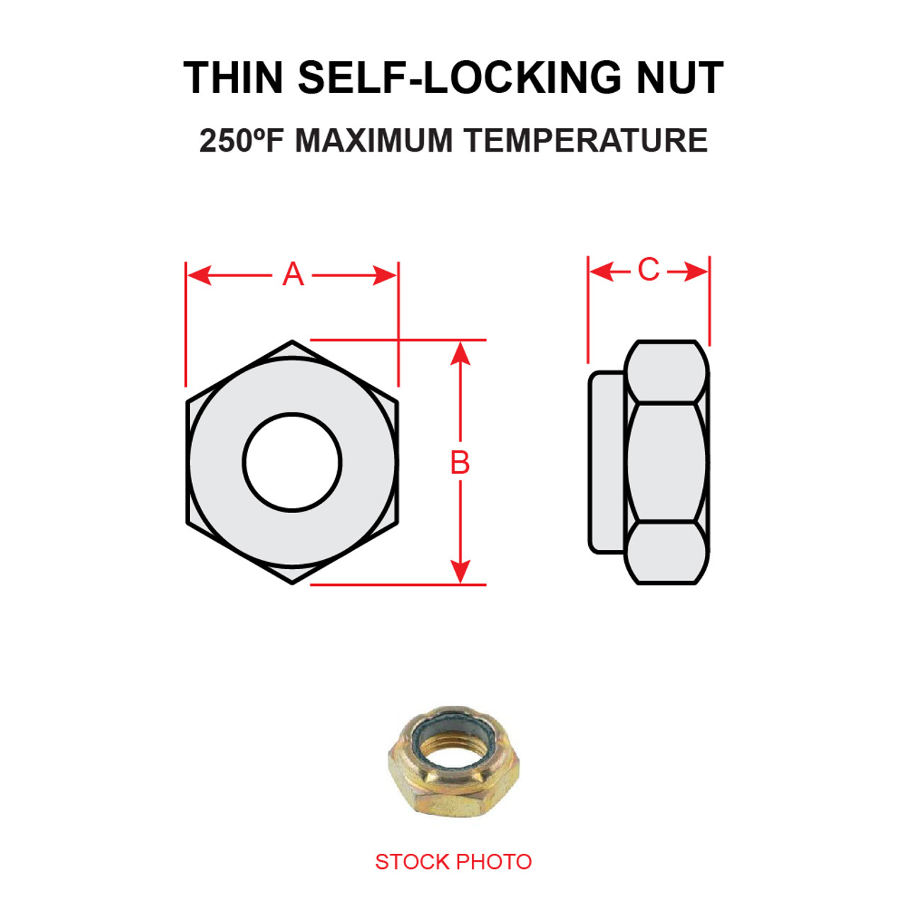 MS21083N3   THIN SELF-LOCKING NUT