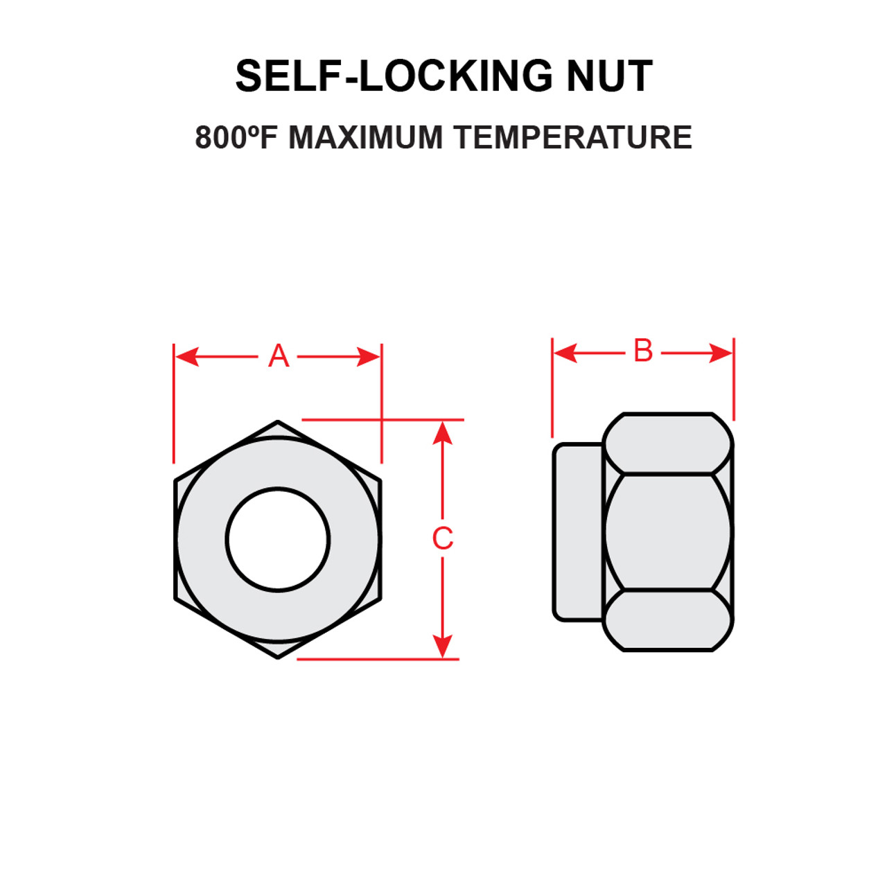 MS21046C4   SELF-LOCKING NUT
