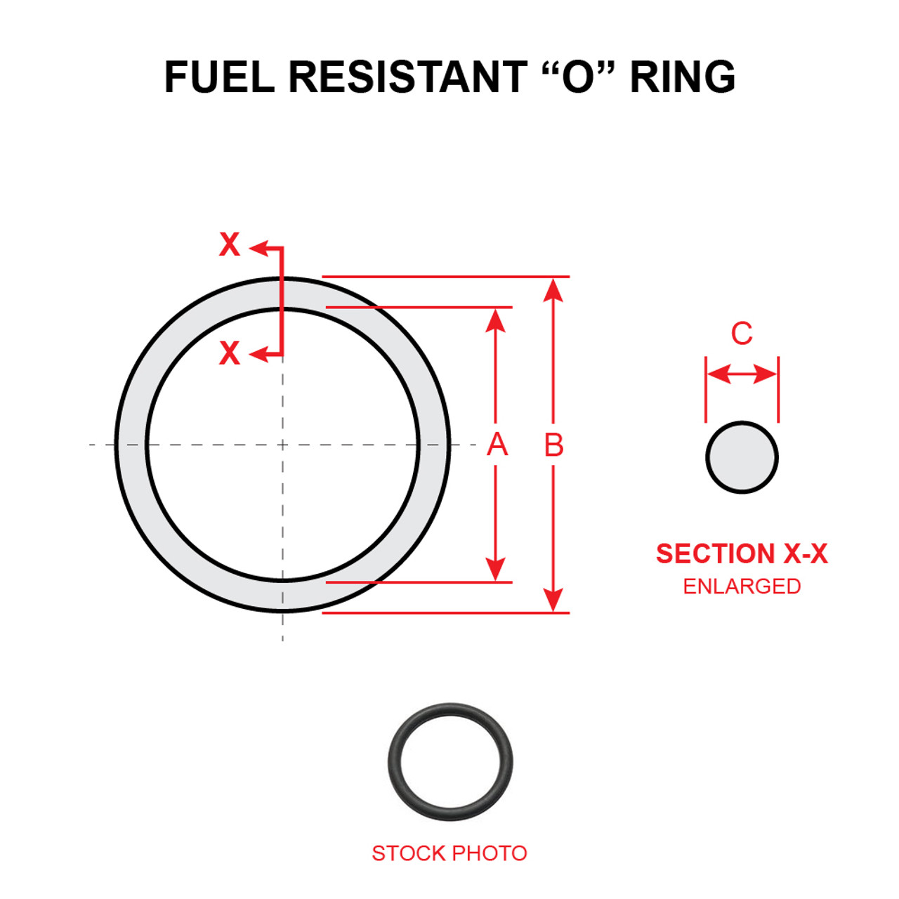 MS29513-009   FUEL RESISTANT O-RING