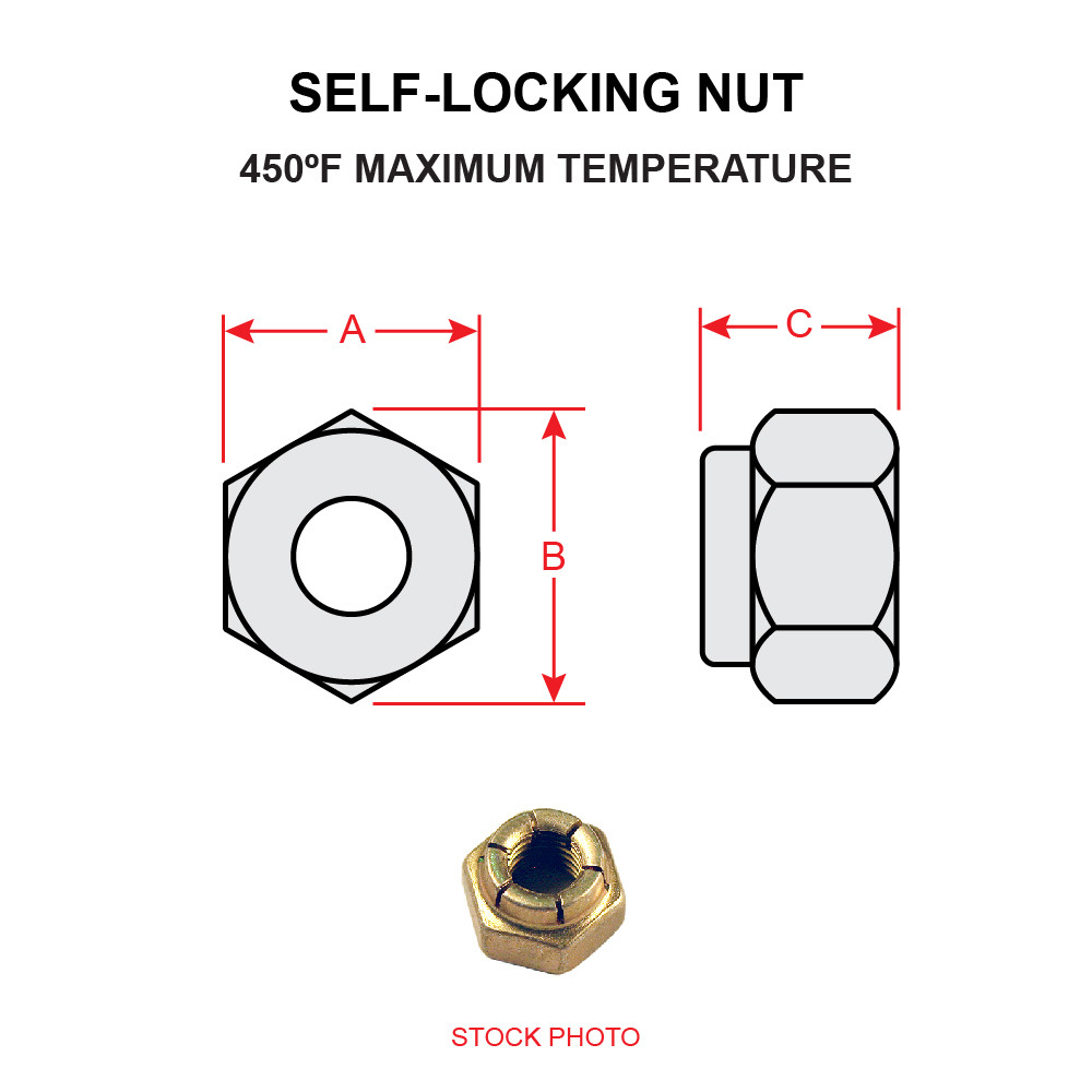 nutsページ MS21045-8 SELF-LOCKING NUT - Univair Aircraft Corporation