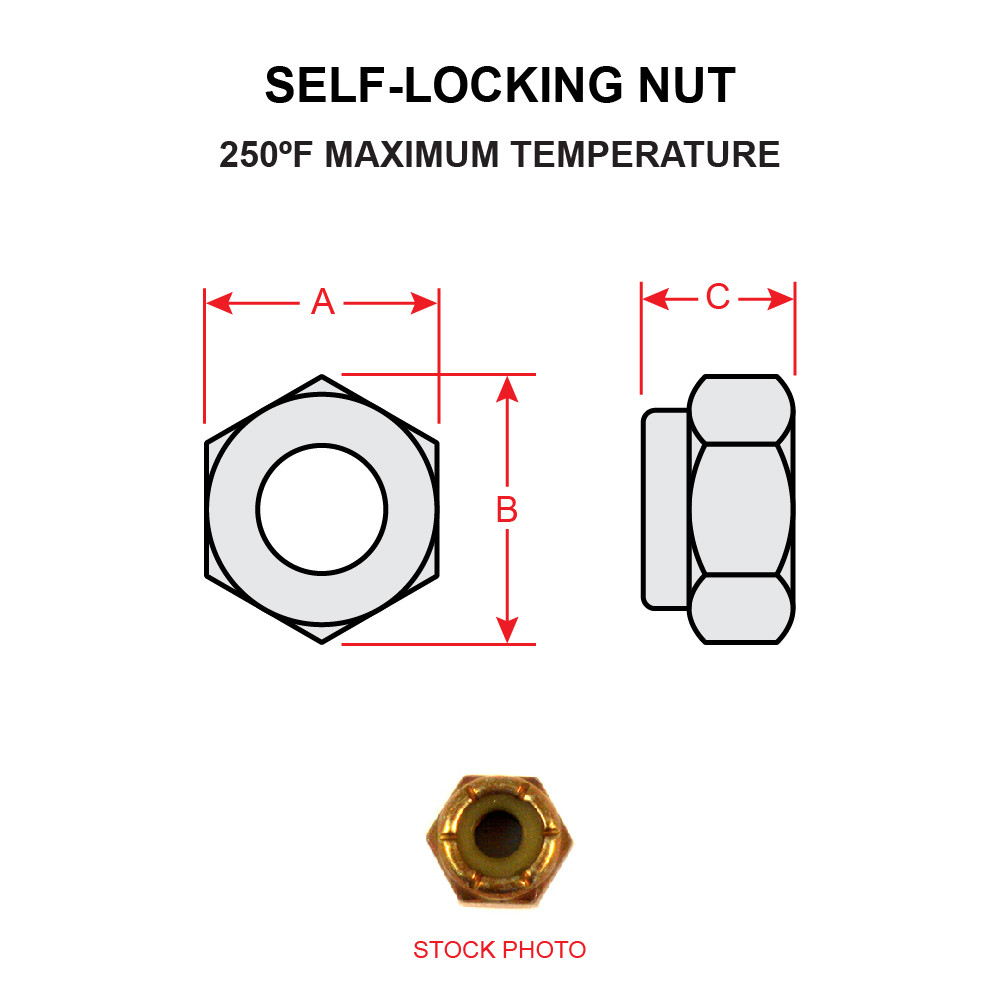 MS21044N06 SELF-LOCKING NUT - Univair Aircraft Corporation