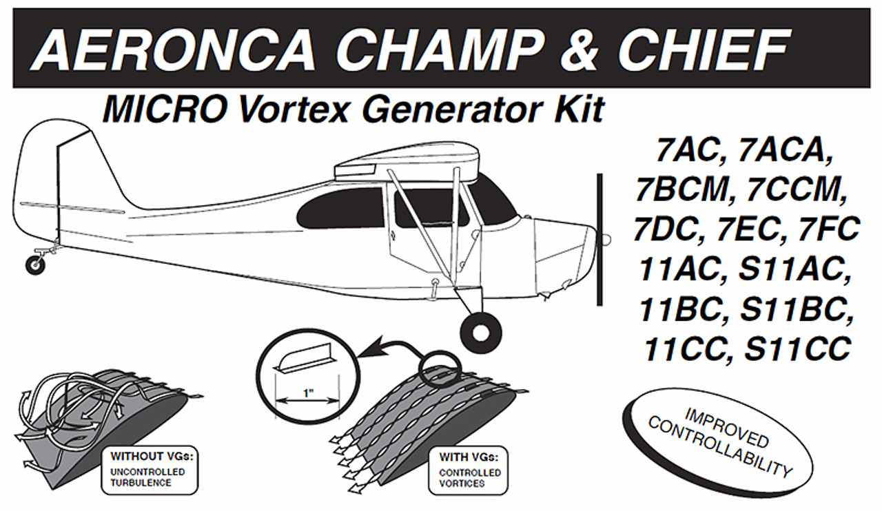 VG5032 MICRO VORTEX GENERATOR KIT - AERONCA