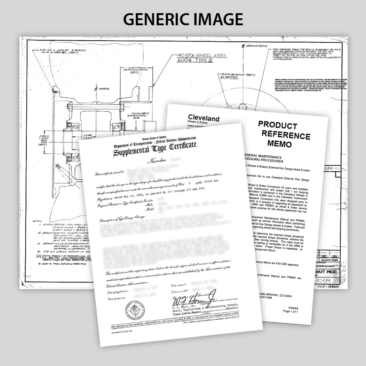 199-12200   CLEVELAND CONVERSION KIT - TWIN COMMANDER