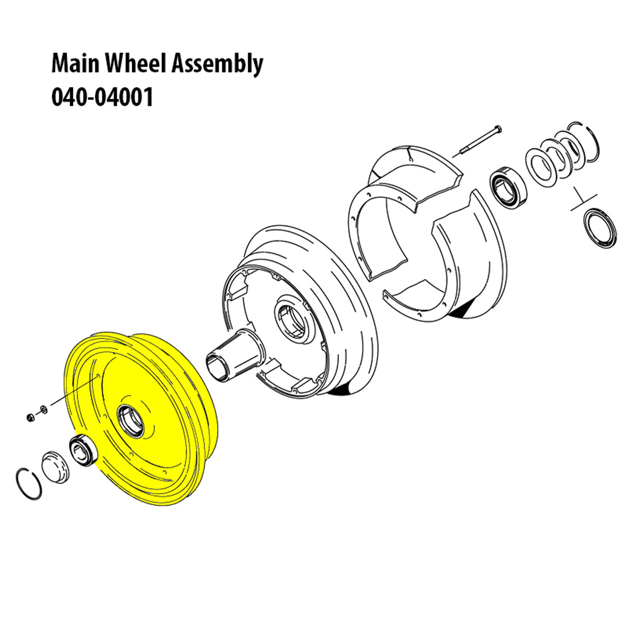 162-01700   CLEVELAND OUTER WHEEL HALF ASSEMBLY