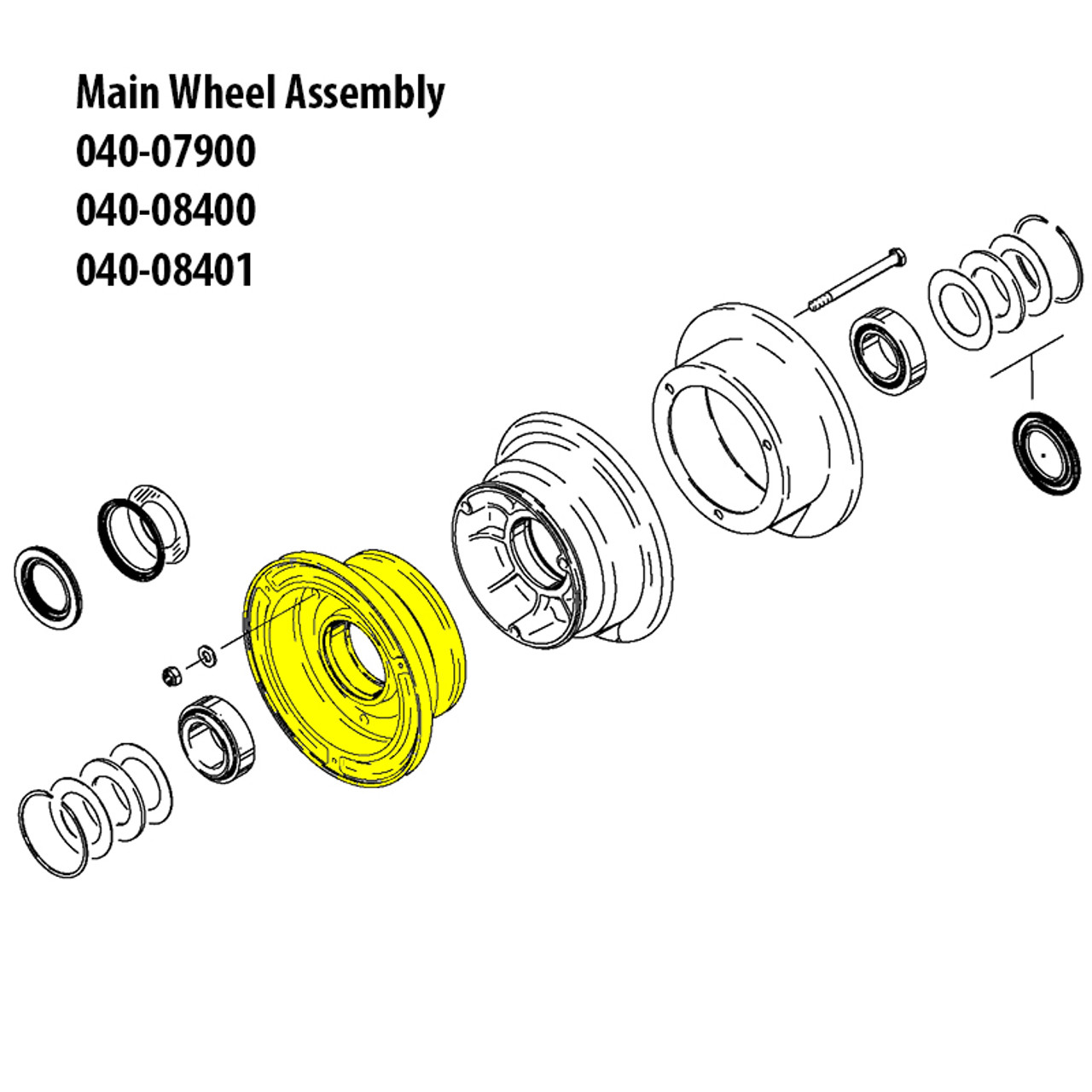 162-02700   CLEVELAND OUTER WHEEL HALF ASSEMBLY