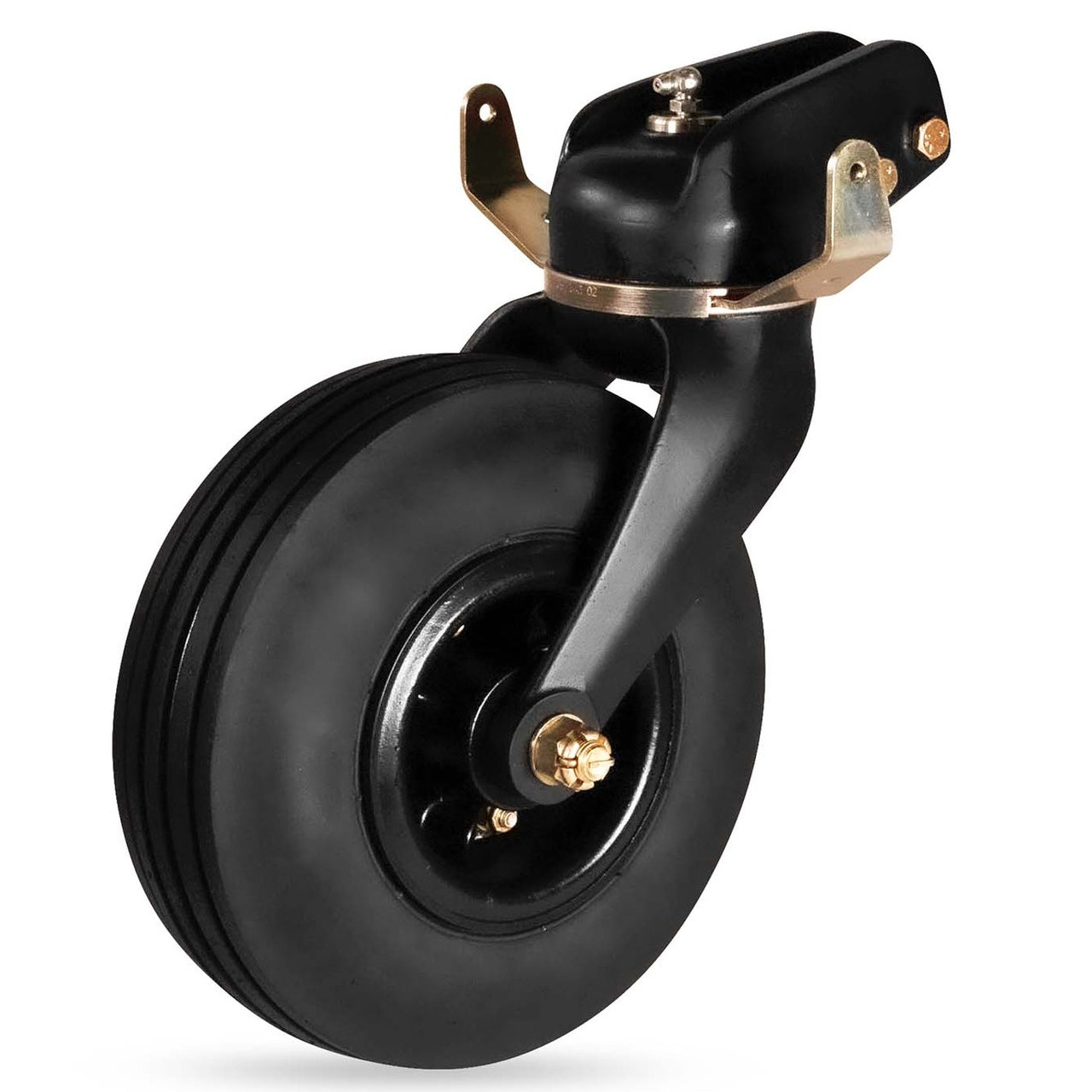 ABI-3400-00(T)   ALASKA GEAR COMPANY 3400 TAILWHEEL ASSEMBLY - 8 INCH - BENT ARM