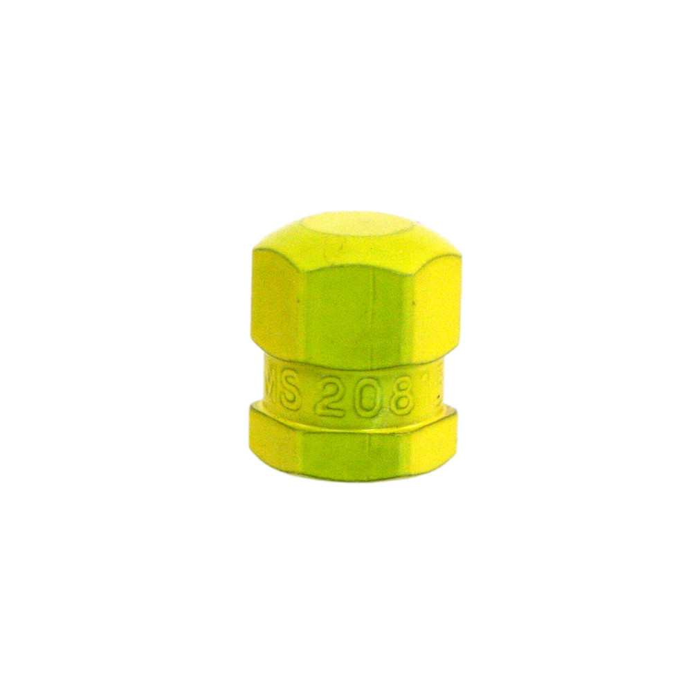 siilon リブキャップ /イエロー 637 VALVE CAP (YELLOW METAL) - Univair Aircraft Corporation