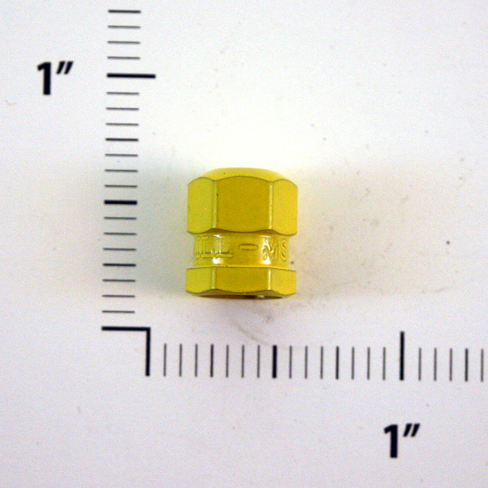 637 VALVE CAP (YELLOW METAL) - Univair Aircraft Corporation