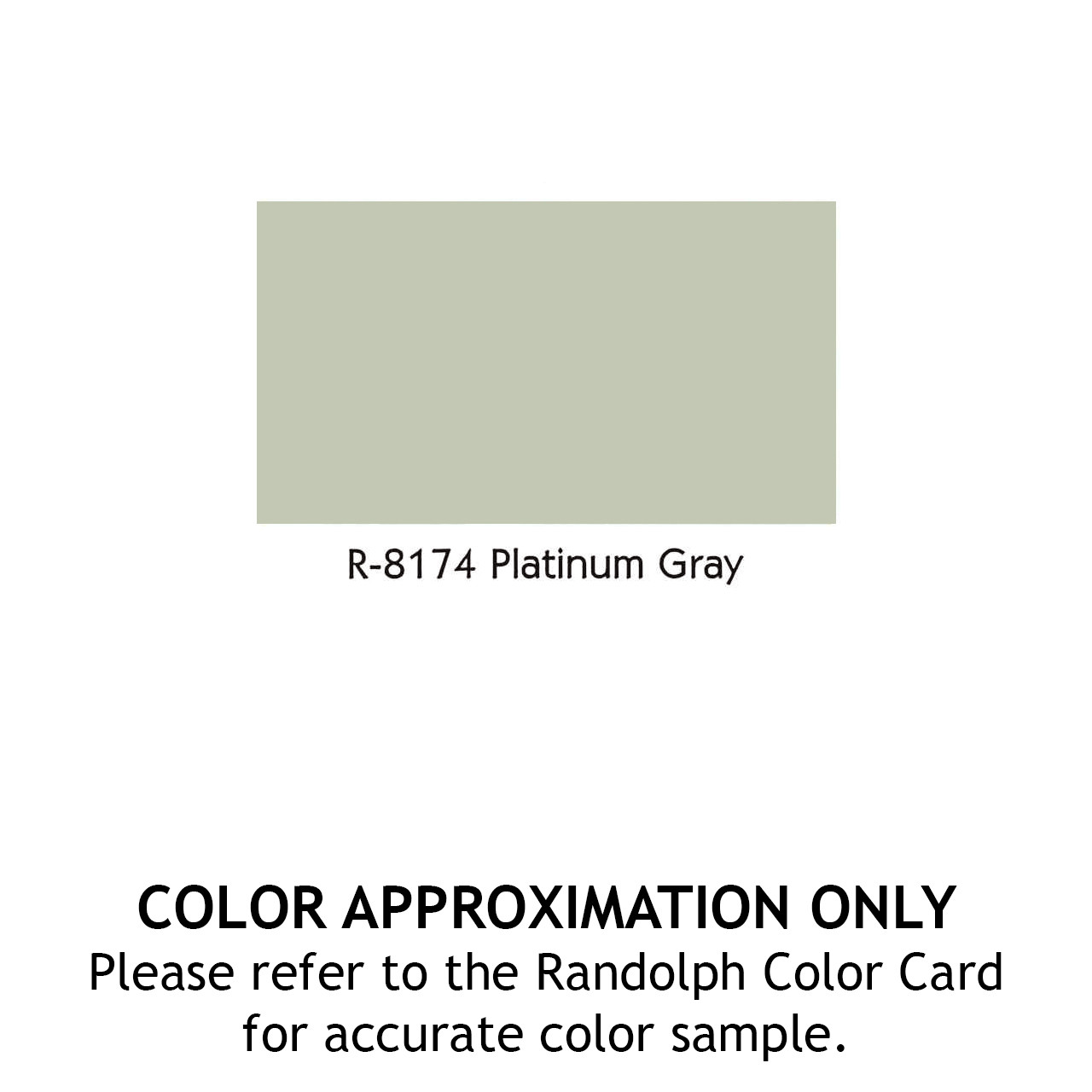 RANDOLPH COLORED BUTYRATE DOPE - PLATINUM GRAY