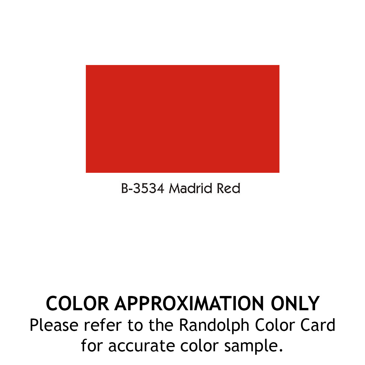 RANDOLPH COLORED BUTYRATE DOPE - MADRID RED