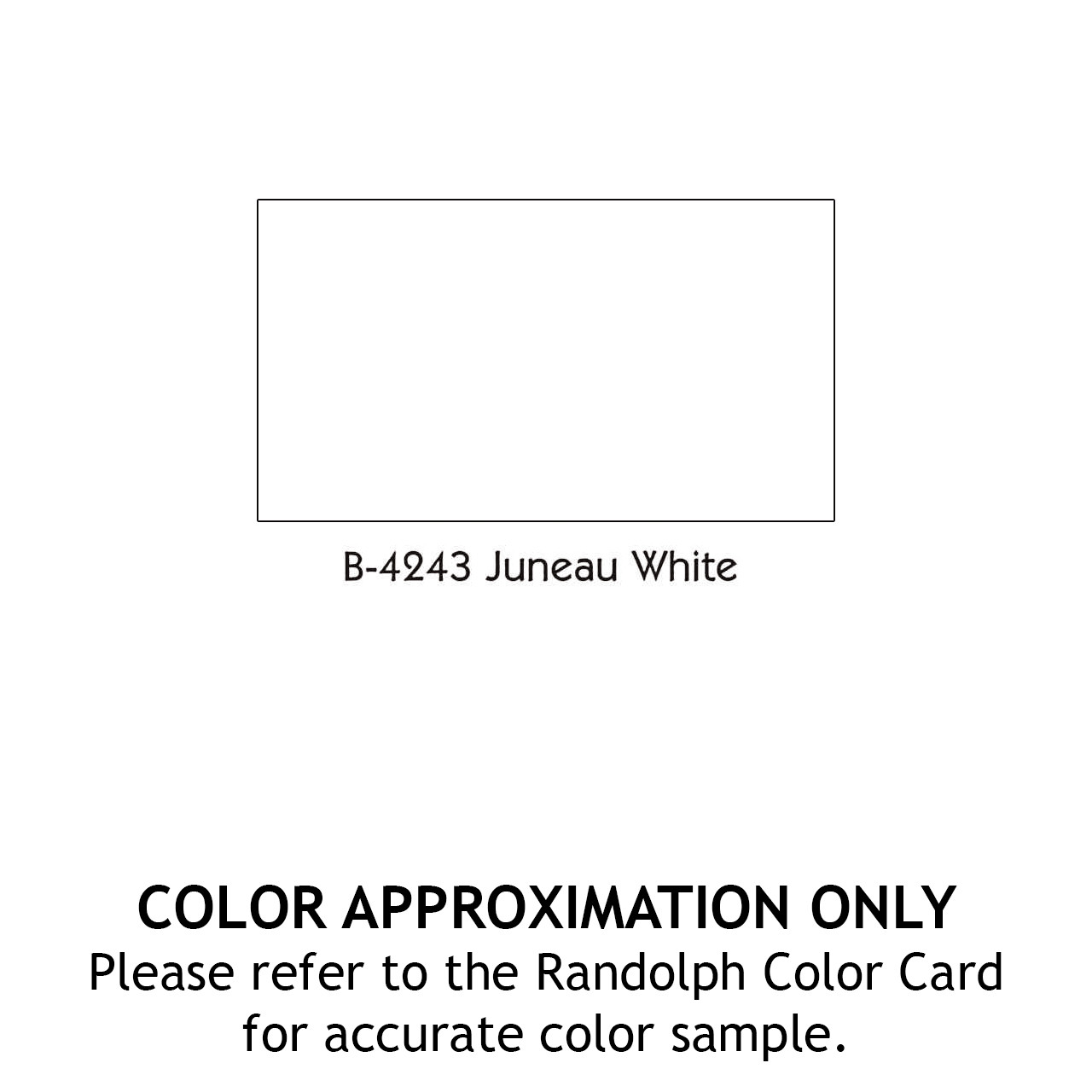 RANDOLPH COLORED BUTYRATE DOPE - JUNEAU WHITE