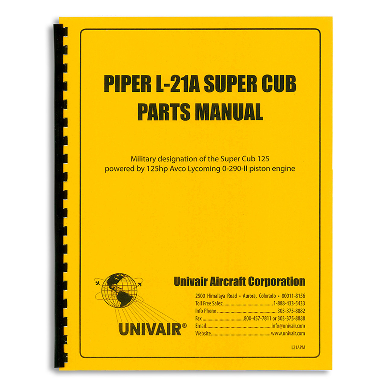 L21APM   PIPER L-21A SUPER CUB PARTS MANUAL