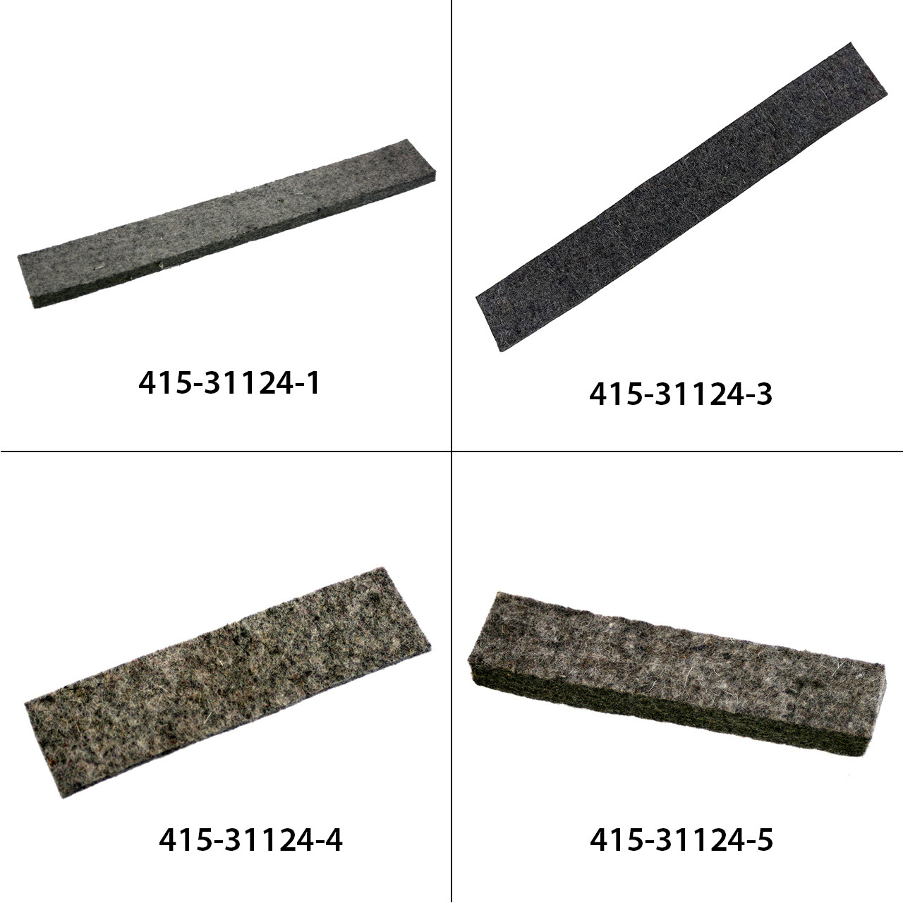 415-31124-S   ERCOUPE FUSELAGE TANK PAD SET