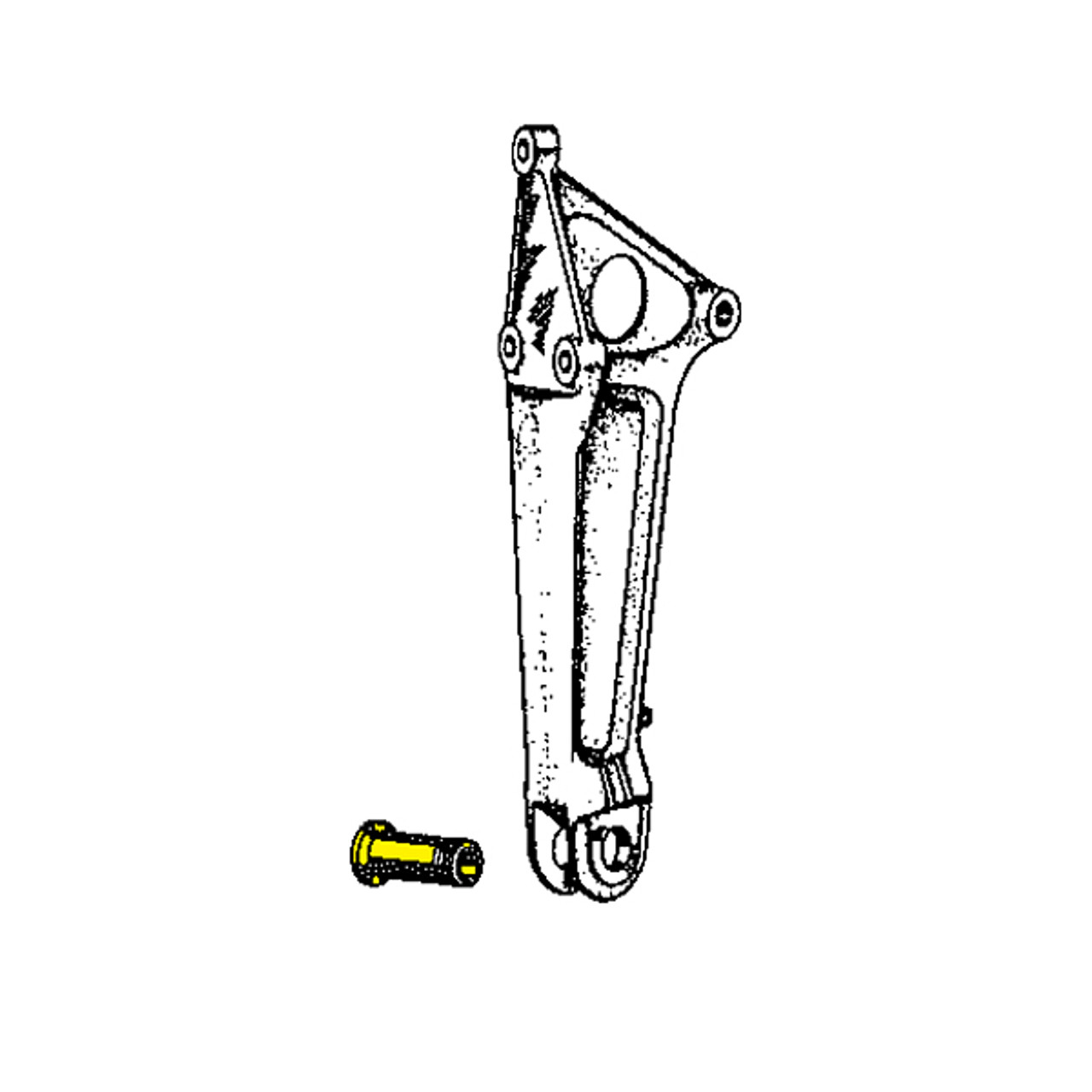 415-33209   ERCOUPE KNEE JOINT PIN