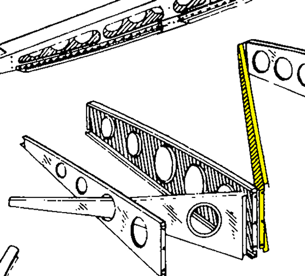 415-14011-R   ERCOUPE #6 DIAGONAL RIB - RIGHT