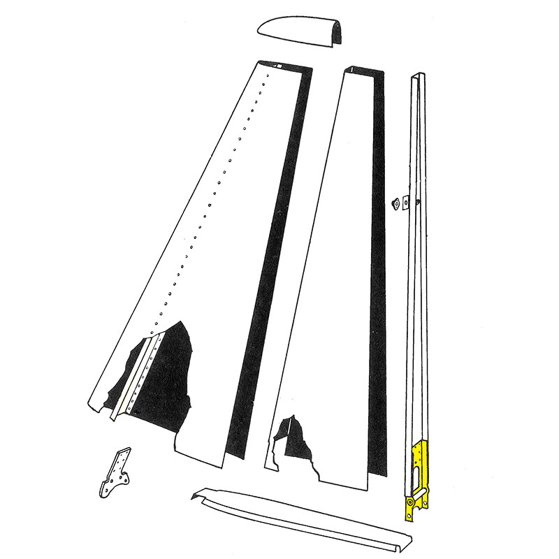 U18419 LUSCOMBE VERTICAL STABILIZER FITTING - Univair Aircraft