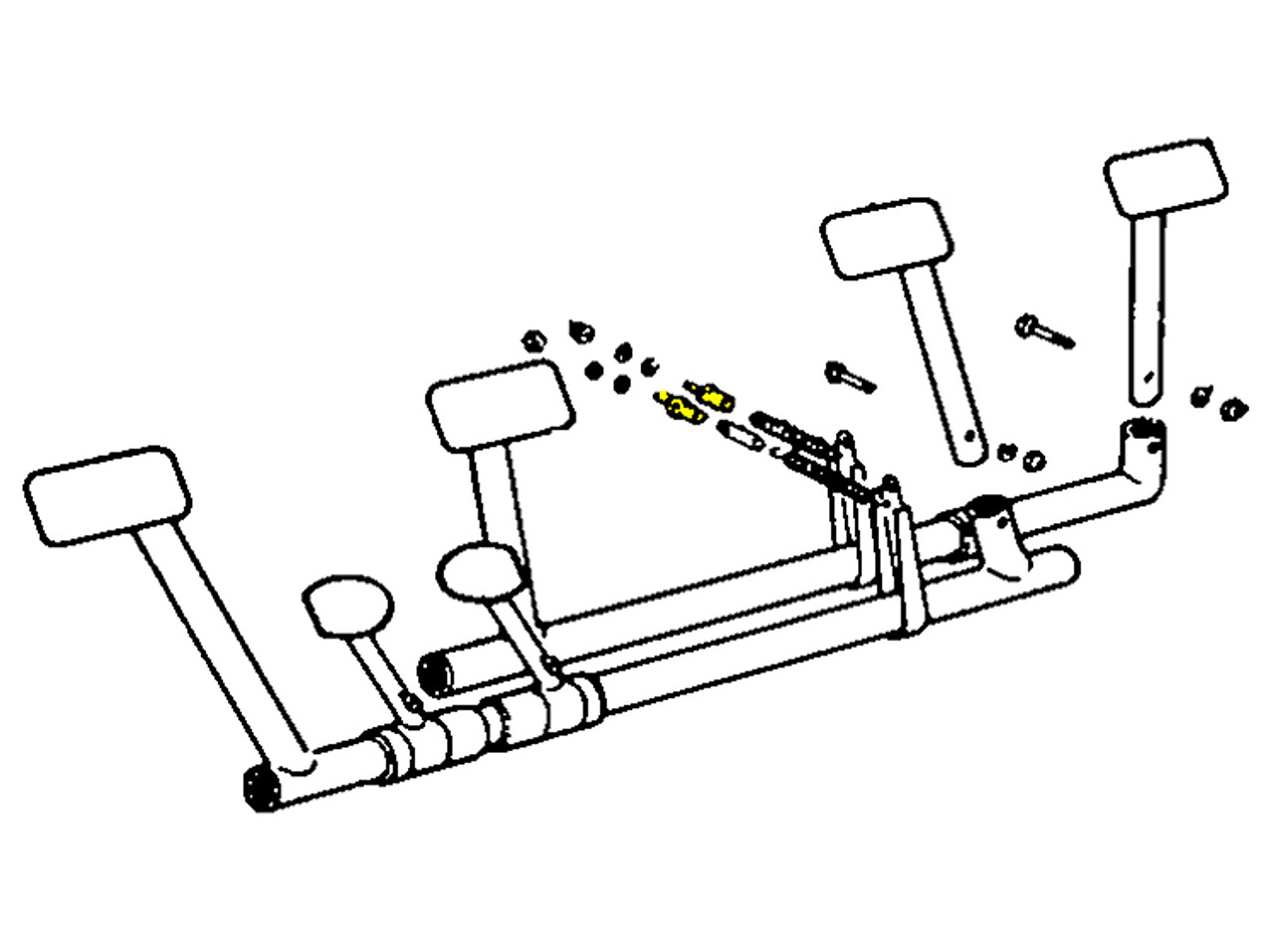 -08511-11   LUSCOMBE RUDDER ATTACH LINK