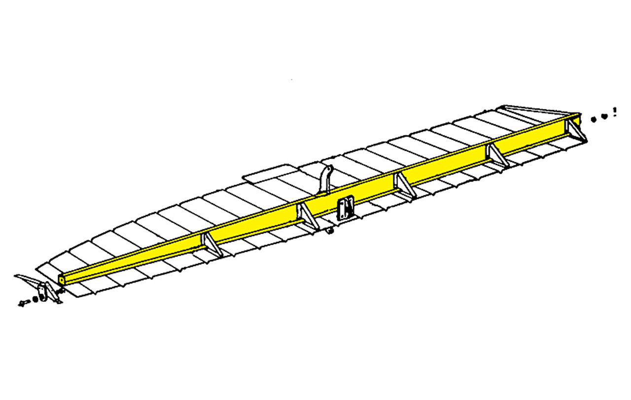 U38271-4   LUSCOMBE AILERON SPAR - RIGHT