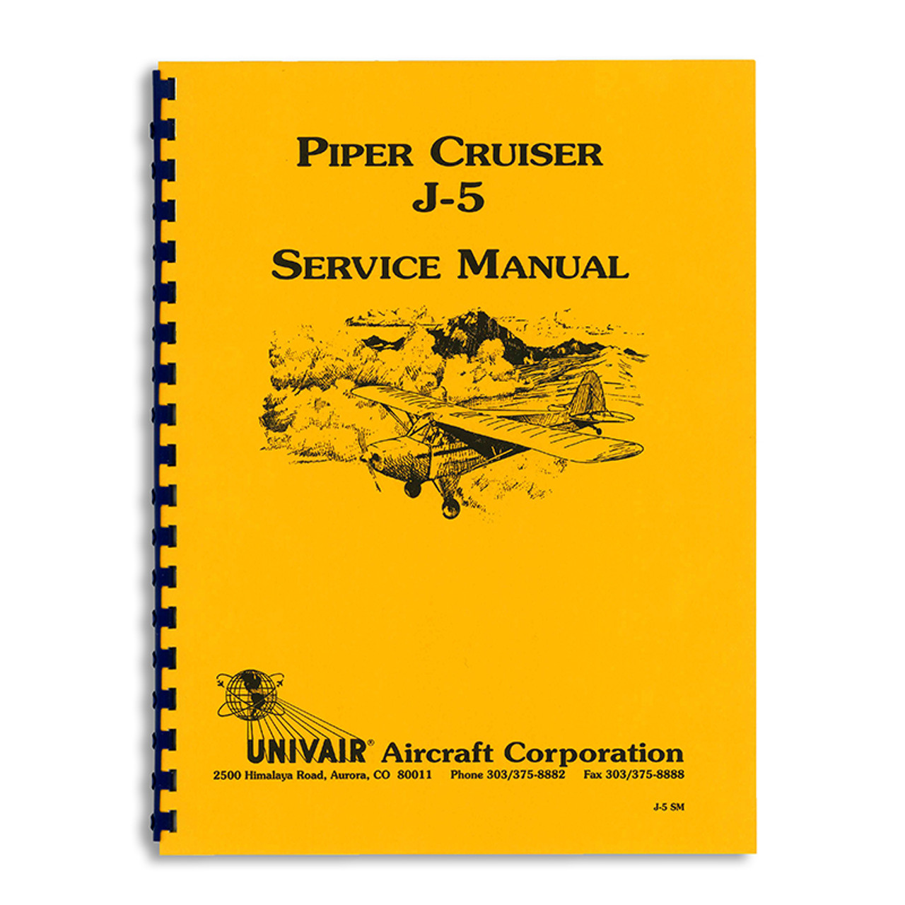 J5SM   PIPER J-5 SERVICE MANUAL