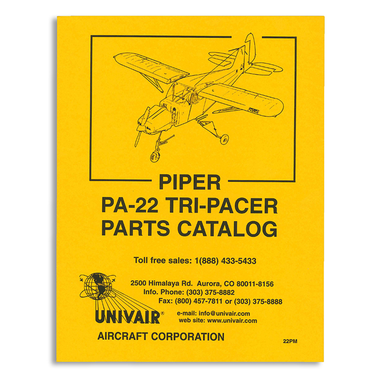 22PM   PIPER PA-22 PARTS MANUAL