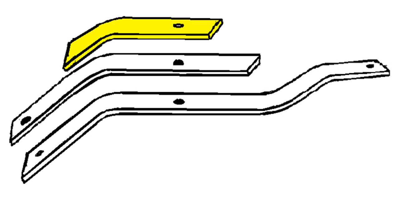 U3-1543-6   SCOUT TAILWHEEL SPRING - TOP LEAF