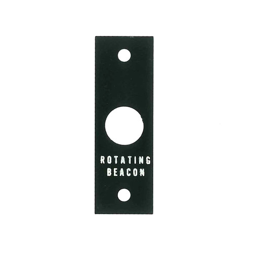 -18719-000   PIPER ROTATING BEACON PLACARD