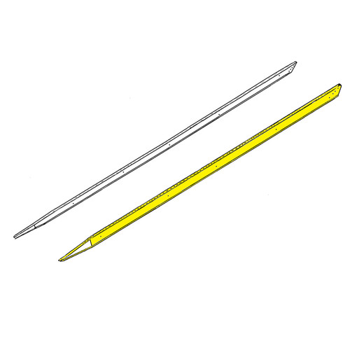 U14391-003   UNIVAIR RIGHT FRONT WING SPAR (16 RIB) - FITS PIPER