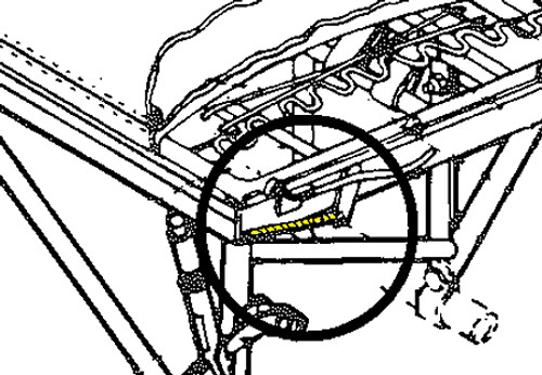 U83302-013   UNIVAIR SEAT BASE ADJUSTING RETURN SPRING - FITS PIPER PA-18