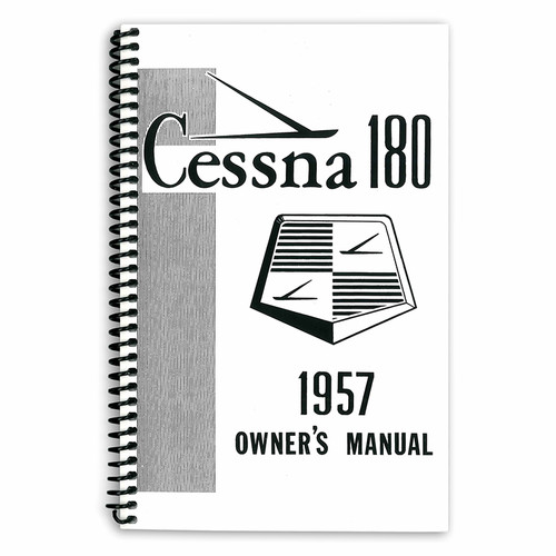 P136-13   CESSNA 180 OWNERS MANUAL 1957