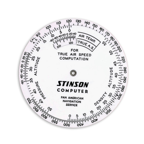SWC   STINSON NAVIGATIONAL COMPUTER - TYPE A-2