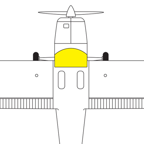 CESSNA 172 WINDSHIELD - SN 50573 AND UP