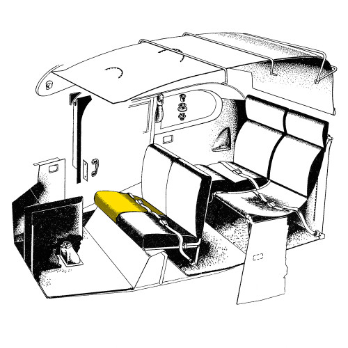 108-3091017-33   STINSON BOTTOM CUSHION - RIGHT