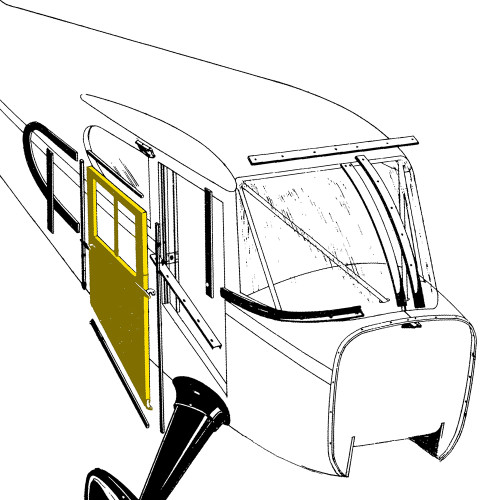 108-3002211-1   STINSON CABIN DOOR - RIGHT