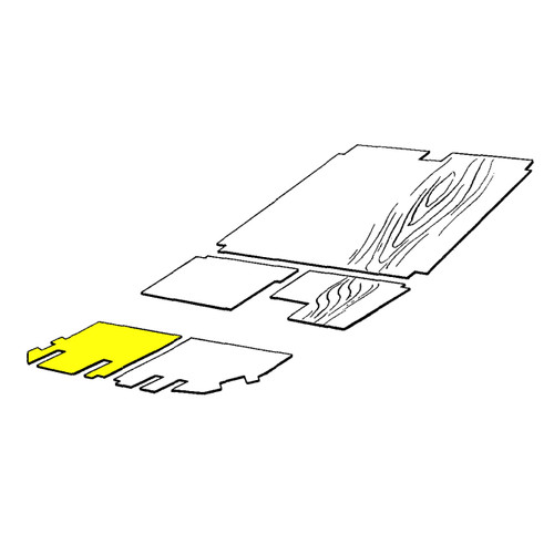 108-3092052-29   STINSON FORWARD CABIN FLOORBOARD - RIGHT
